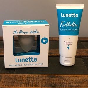 Lunette Menstrual Cup Model 1 & Cleanser BRAND NEW